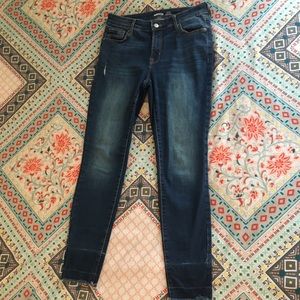 Ankle Cropped Rockstar Super Skinny Jeans